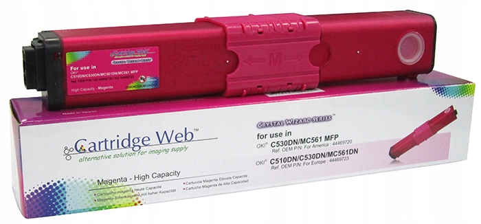 Toner Cartridge Web Magenta Oki C510 náhrada 44469723