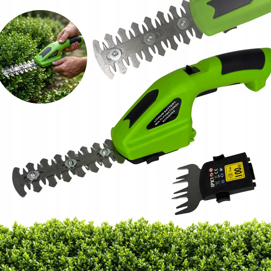 Nůžky Na Trávy A Živý Plot Akumulátorové Usb Nabíjení