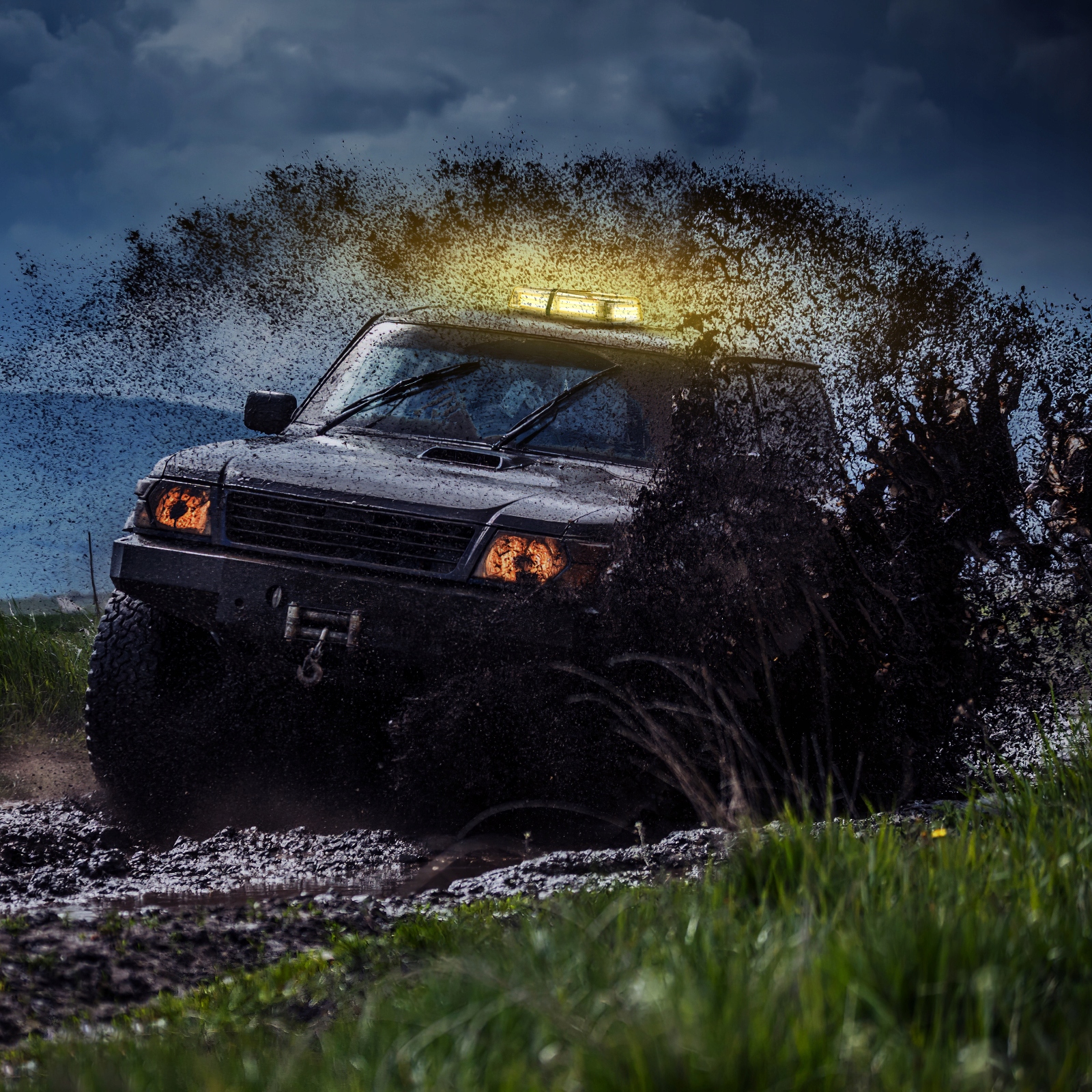 ŚWIATŁO DACHOWE SAMOCHODOWE Z 54 DIODAMI LED- WYSOKA JASNOŚĆ, SYGNALIZACJ Waga produktu z opakowaniem jednostkowym 1.29 kg