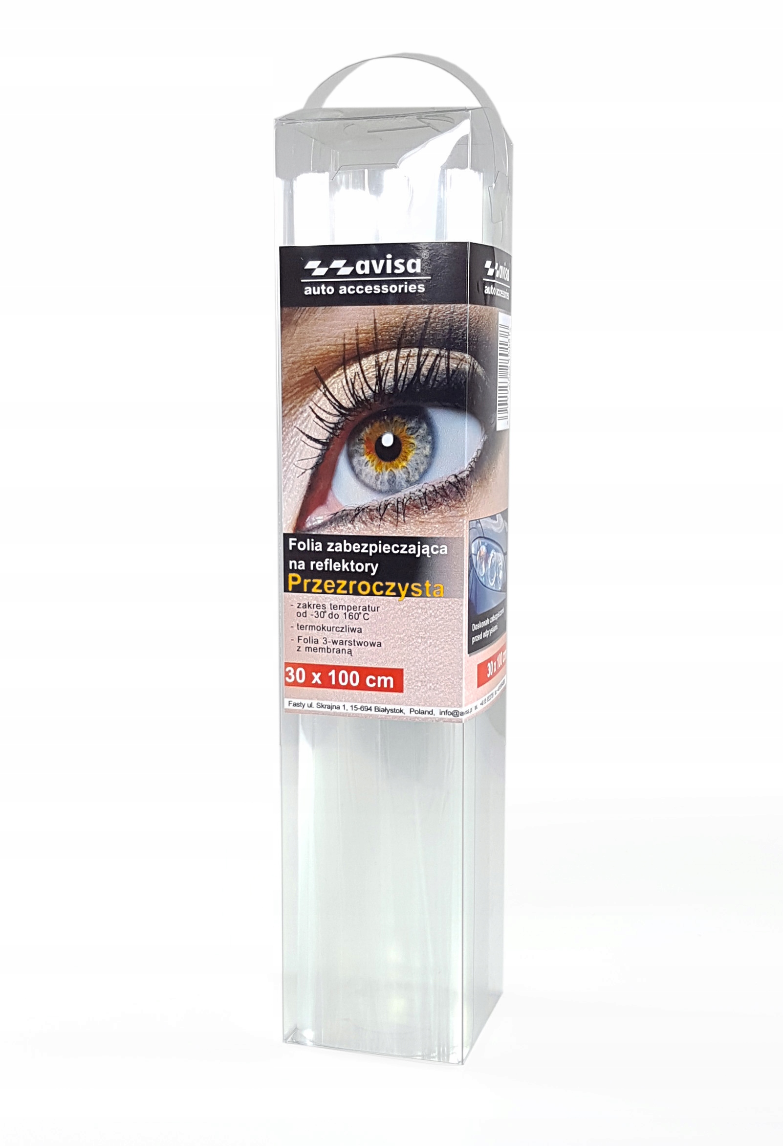 !PL! GRUBA FOLIA NA LAMPY REFLEKTORY 30x100cm Producent Avisa
