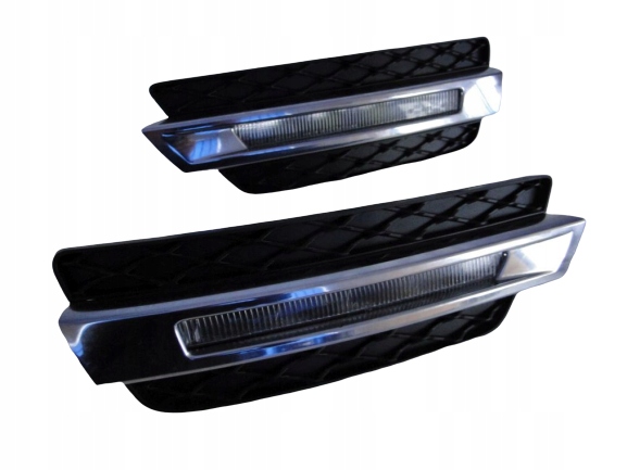 A166820XXXX - MERCEDES GL X166 166 решетка левая + LED + хром