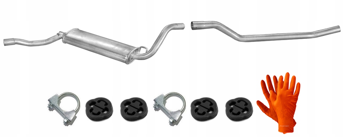 Audi 80 1.3 1.6 1.6D (1978-1982) Sedan Tlumič Koncový Trubka Trubka