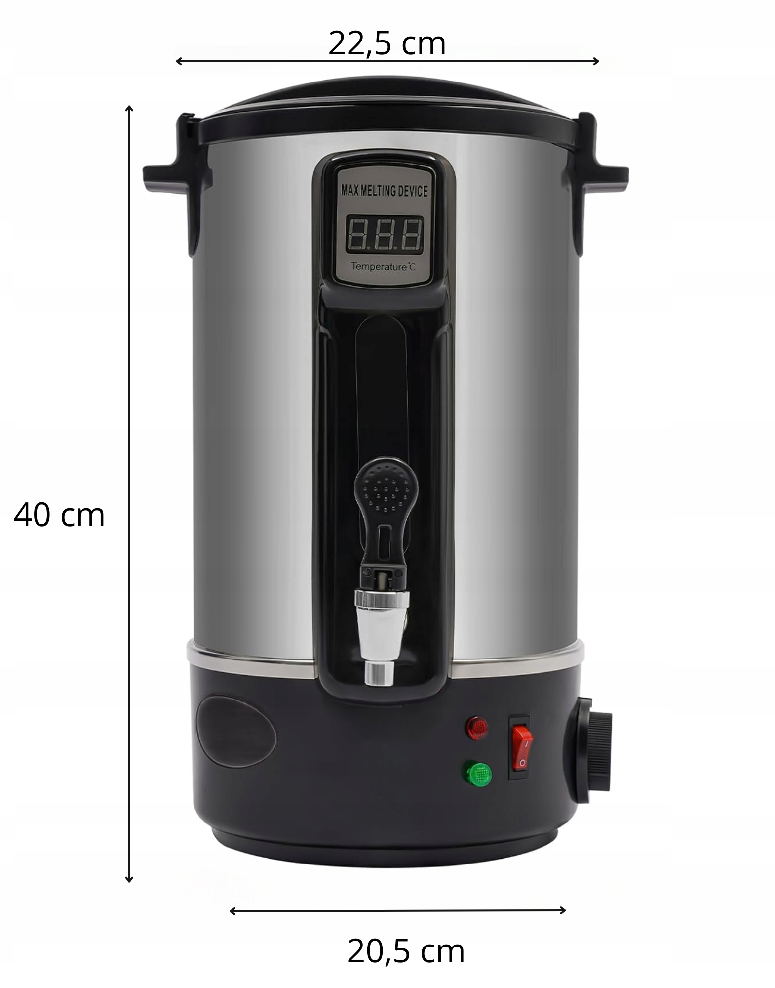 Podgrzewacz do topienia wosku 8 l RegMag – regulacja 30–110°C z kranem – Zalety w codziennej pracy
