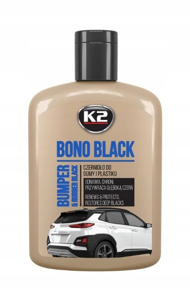 

Bono Black K2 Czernidło do gumy i plastiku, 200 ml