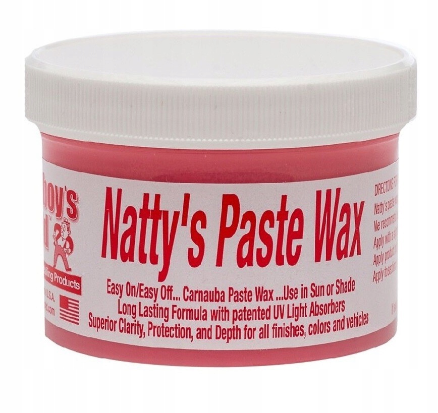 POORBOYS Nattys Paste Wax Red Wosk Samochodowy