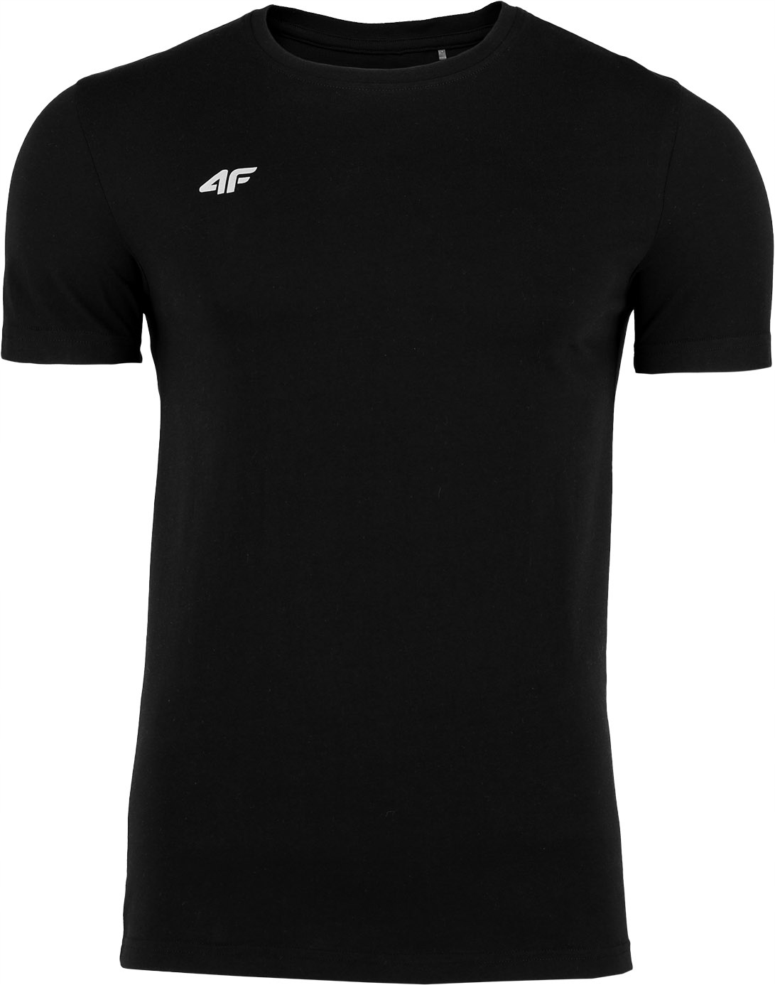 

4F Koszulka Czarna T-shirt Bawełna TSM003B r. S