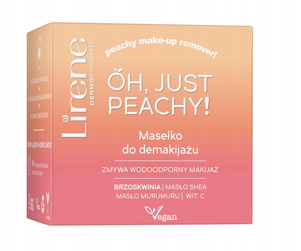 

Masełko do demakijażu Lirene Oh Just Peachy!