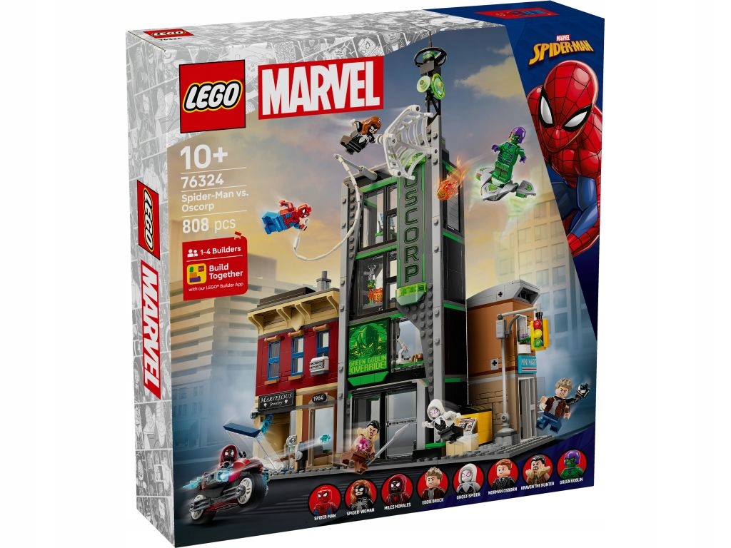 Lego Heroes 76324 Spider-Man a Oscorp