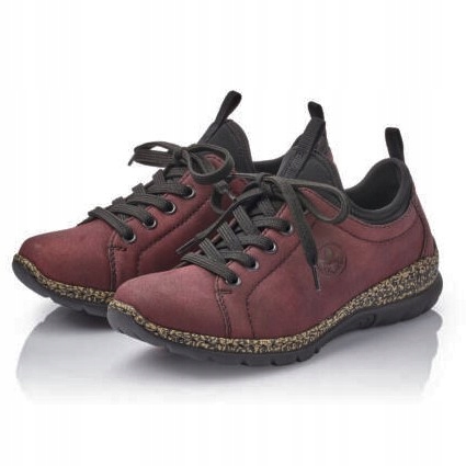 

Rieker buty, półbuty damskie czerwone N42M2