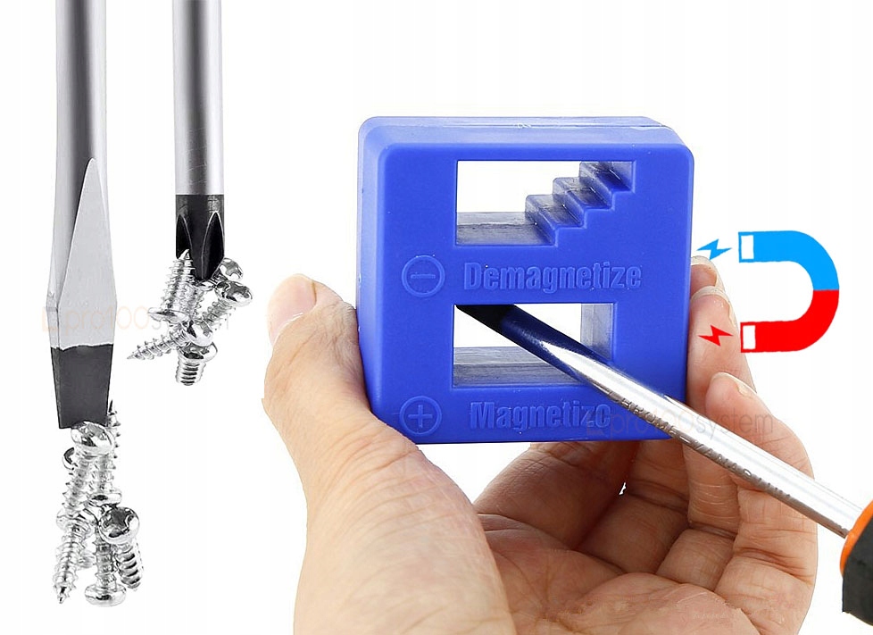 

2w1 Magnetyzer Demagnetyzer Śrubokrętów Śrub Bitów