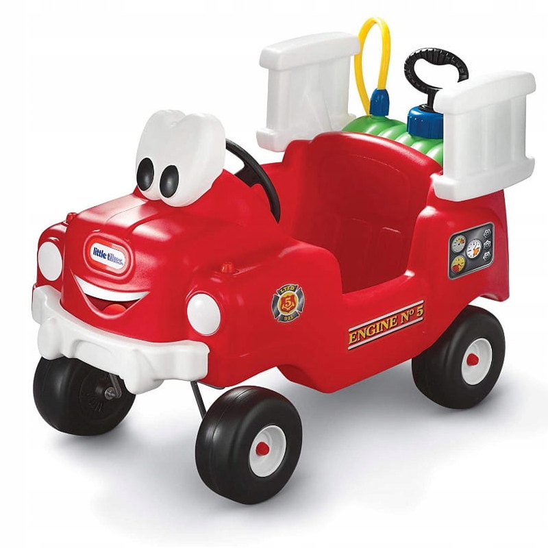 Little Tikes Cozy Coupe Jeździk Wóz Strażacki Uchwyt Oparcie Klakson 18M+