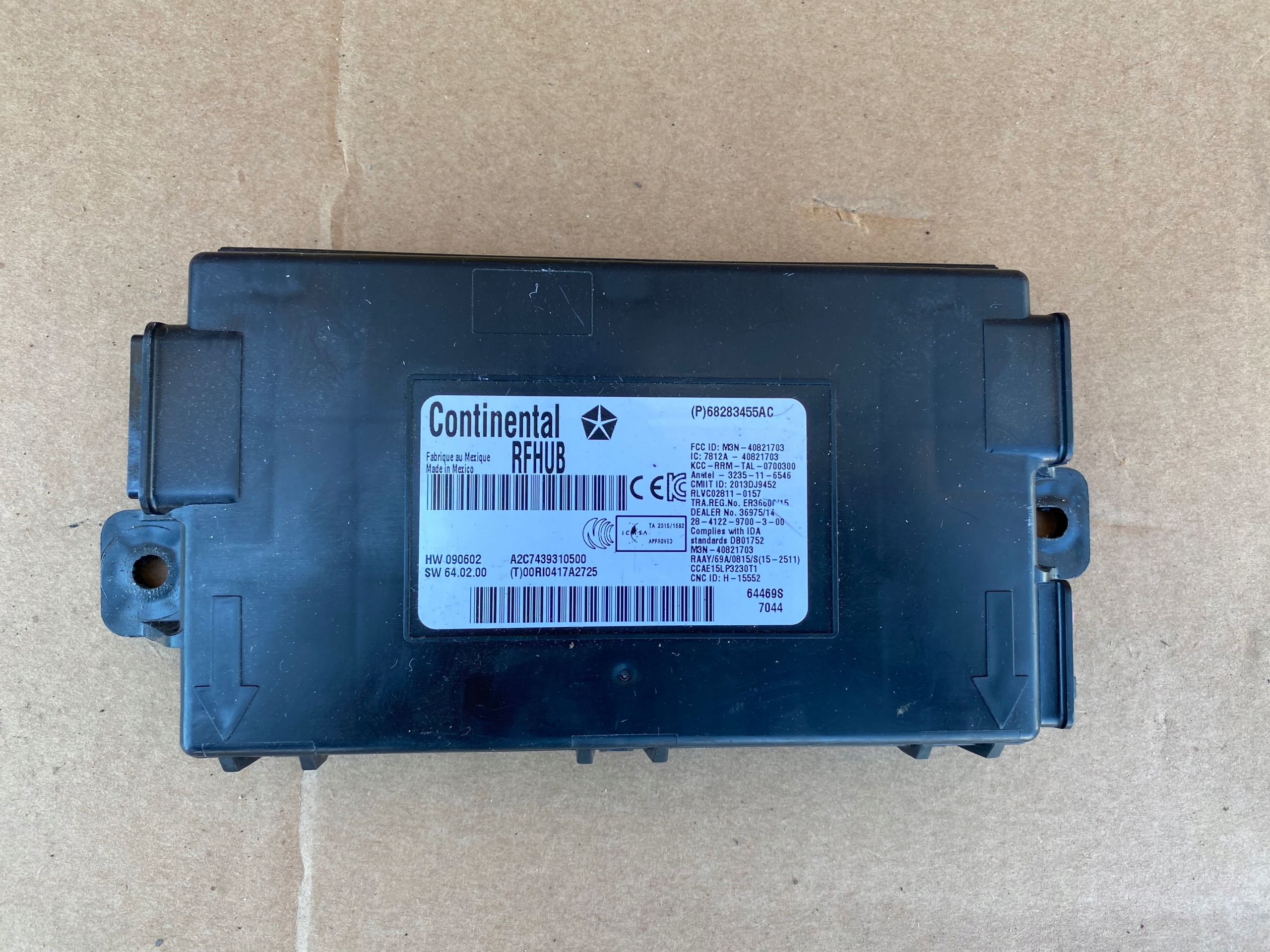 MODUL STEROWNIK DODGE CHALLENGER P68283455AC