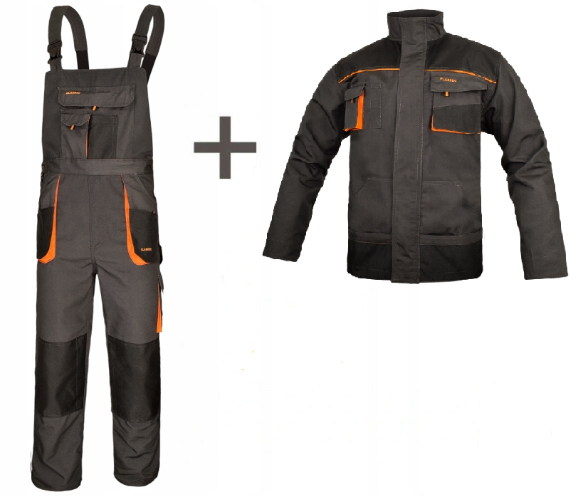 Komplet bluza + spodnie ogrodniczki CLASSIC 52