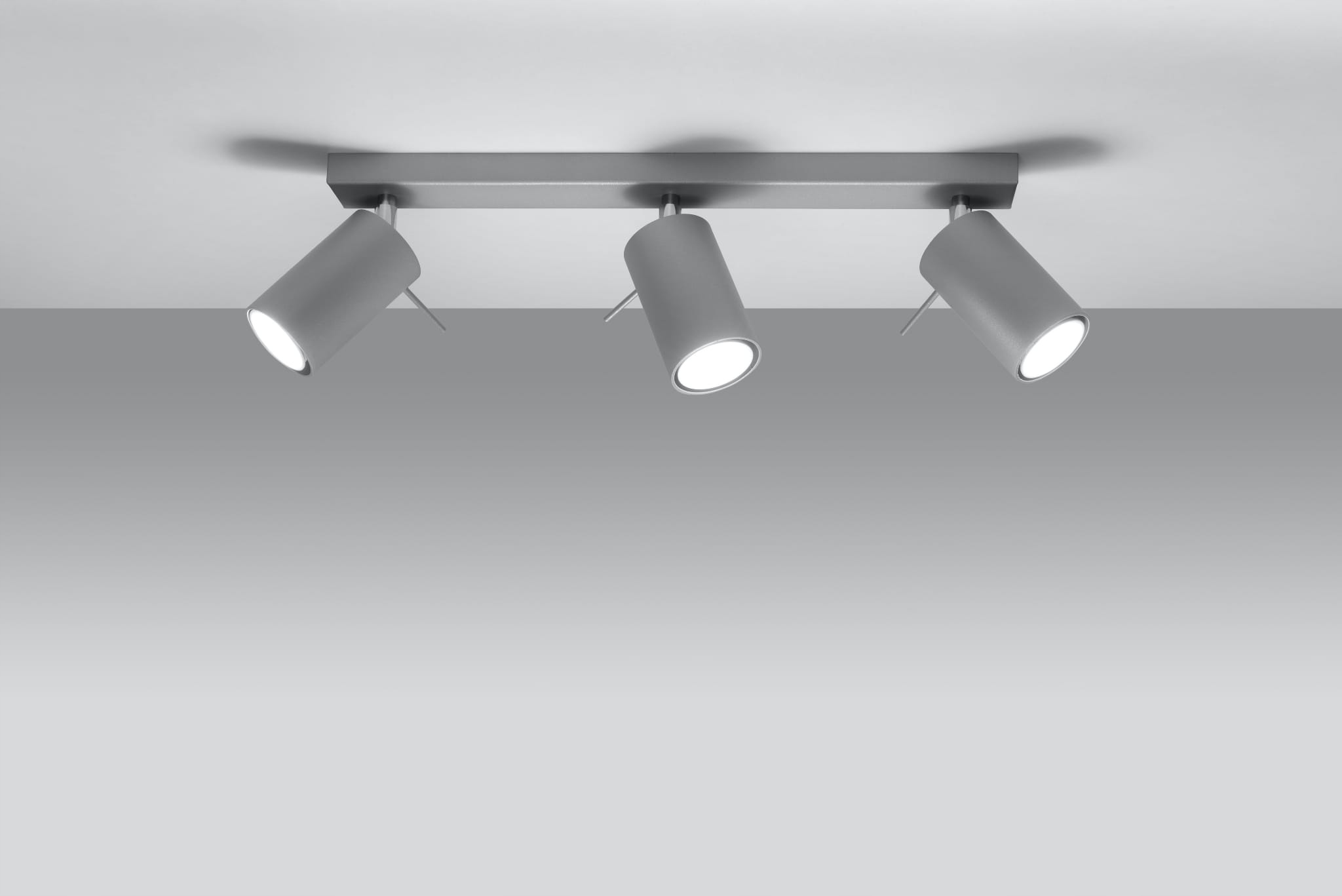 Szary kinkiet listwa regulowana 3xGU10 spot tuba Kod producenta SL.0451