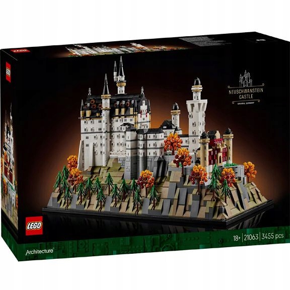 Lego Architecture Zámek Neuschwanstein 21063