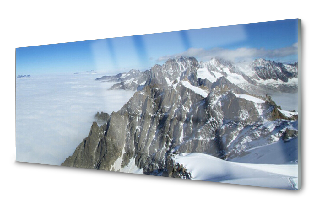 

Panel szklany do kuchni Góra Mgła 125x50