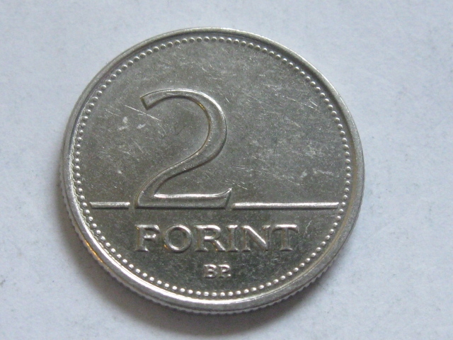 nr1857 Węgry Moneta 2 Forinty 2002 Kwiat