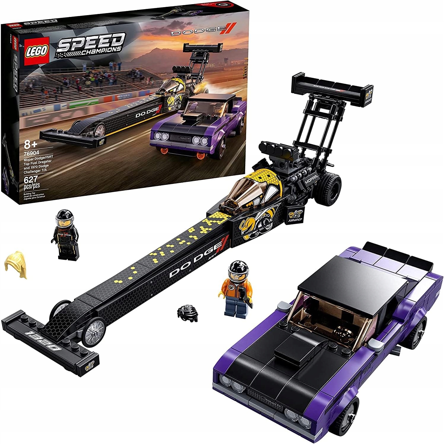 Lego 76904 Mopar Dodge Srt Dragster Challenger