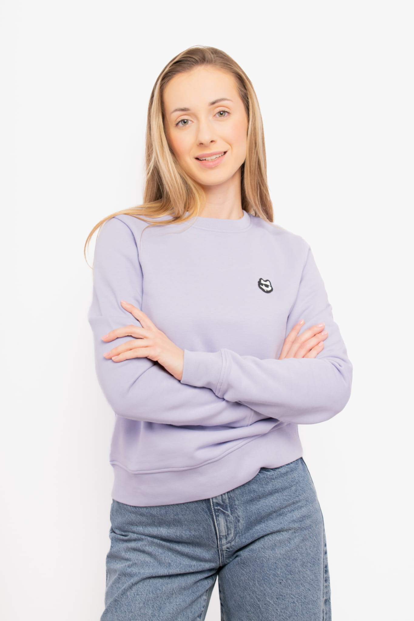 Dámská Mikina Karl Lagerfeld 245W1810 fialová S