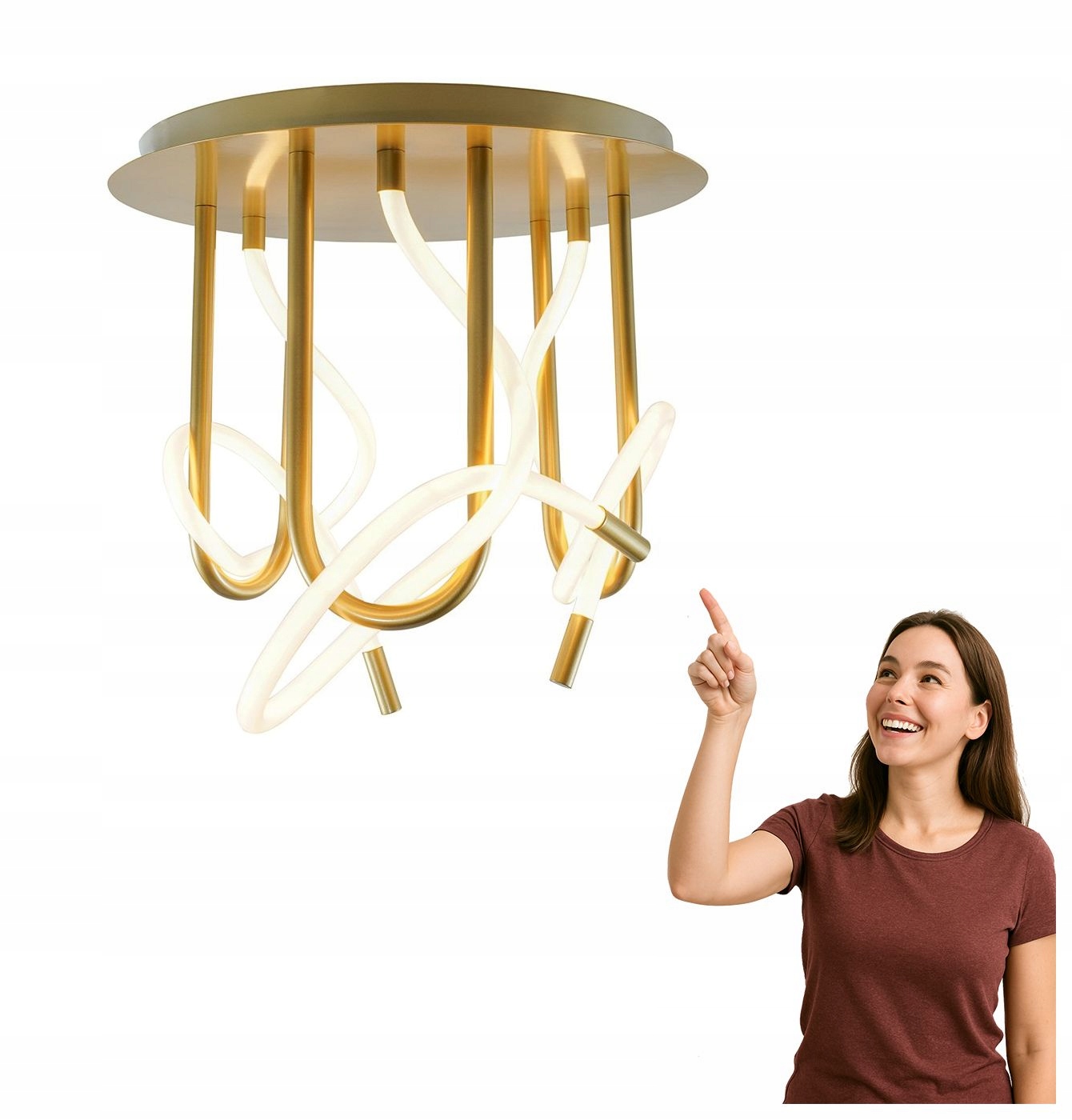 Led stropná lampa 45W Balbo 2023573-GD Zuma Line