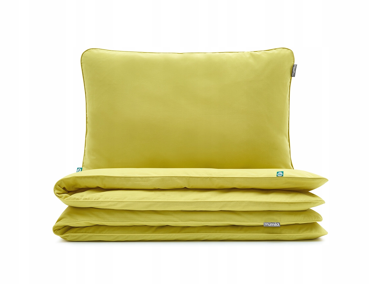 Posteľná Bielizeň Basic Seledinová 160 x 200 cm 2 x 60 x 50 cm Mumla