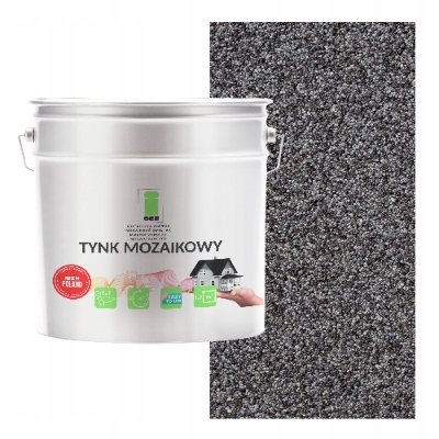 Mozaiková pryskyřičná omítka Marmolit Šedá Grafitová M42 7 kg mrazuvzdorná
