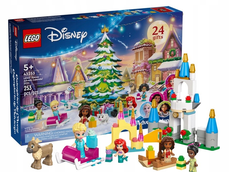 LEGO DISNEY PRINCESS 43253 KALENDARZ ADWENTOWY NA ROK 2024