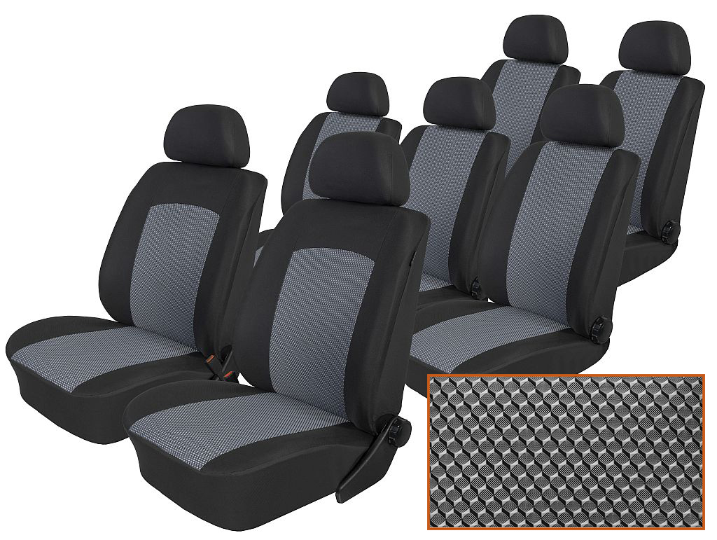 DACIA JOGGER OD 2021 7 OSÓB POKROWCE COMFORT T09 Kolor grafitowy