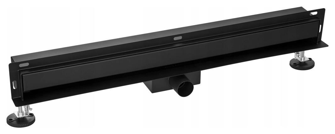 Bočný Lineárny Odtok 60 cm Čierny