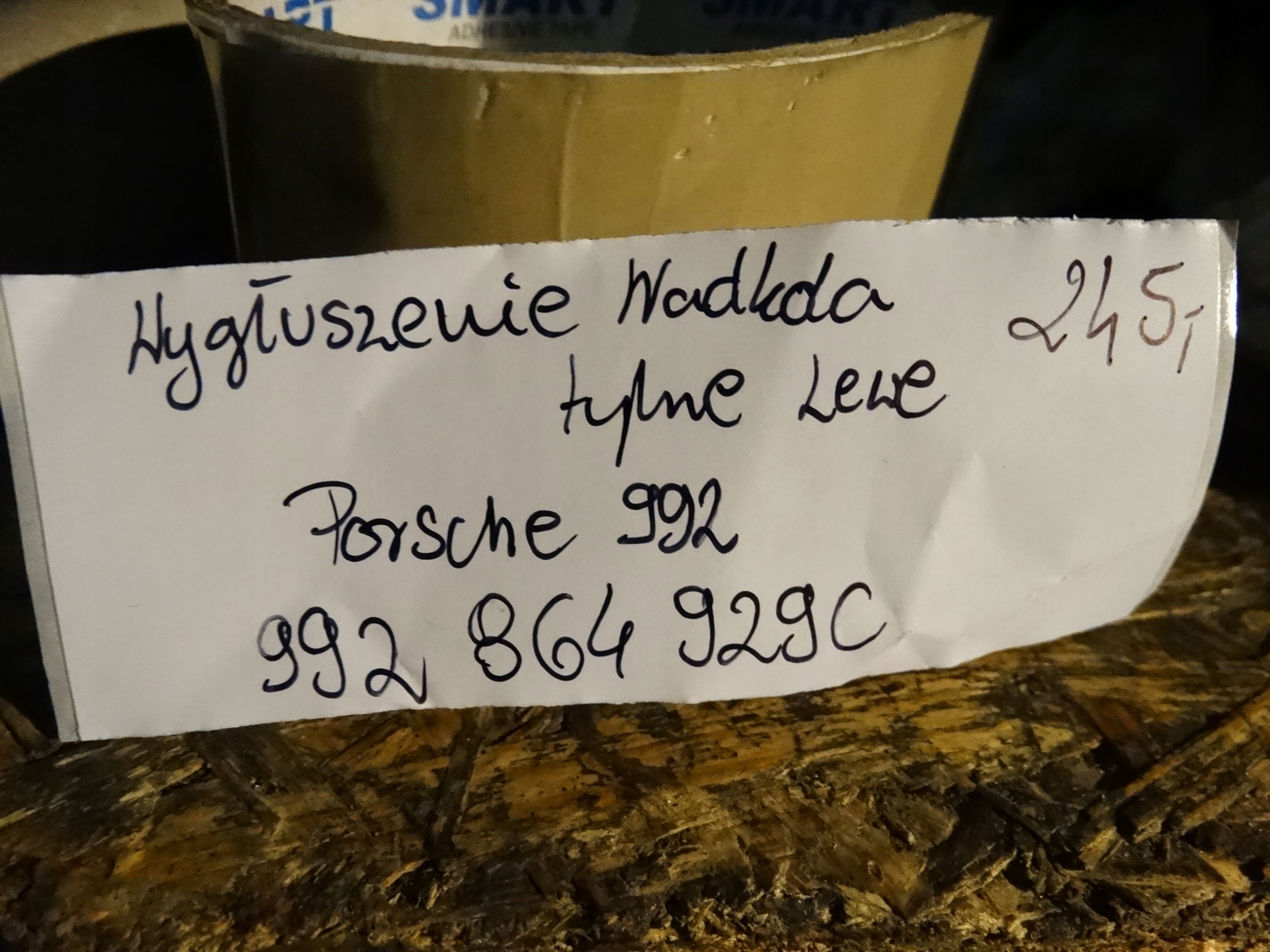 hangszigetelő NADKOLA bal hátsó PORSCHE 992 1