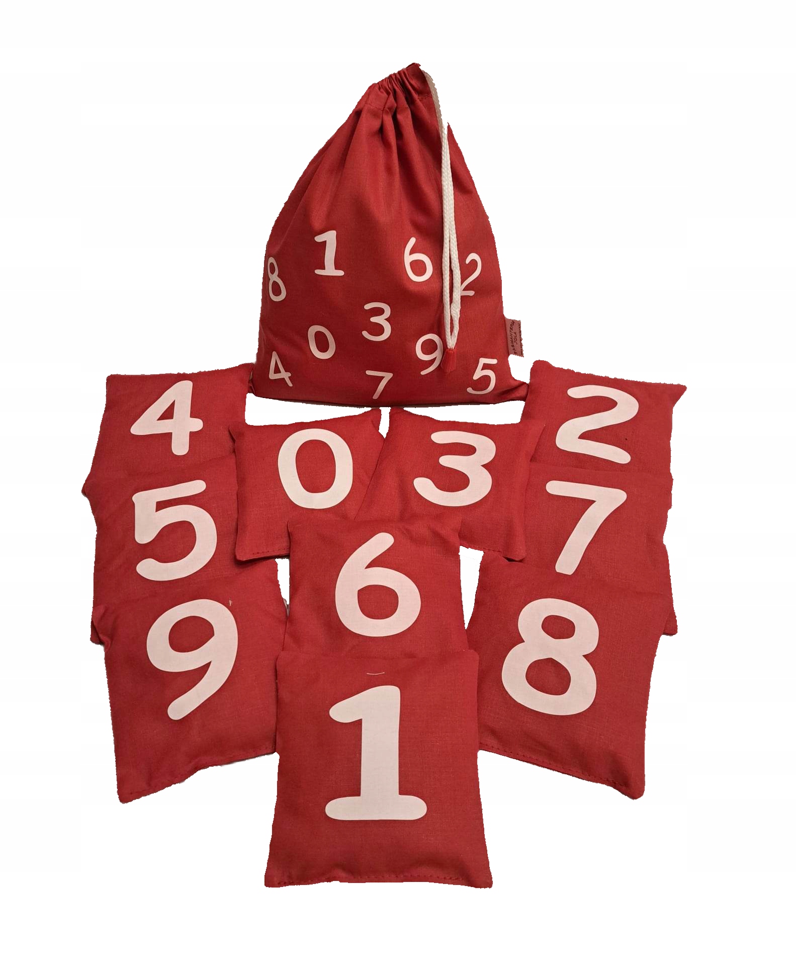 

Woreczki Sensoryczne gimnastyczne Cyferki 10 szt