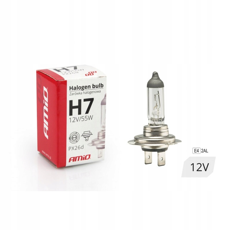 

Żarówka Halogenowa H7 12V 55W Filtr Uv E4 Homolog.