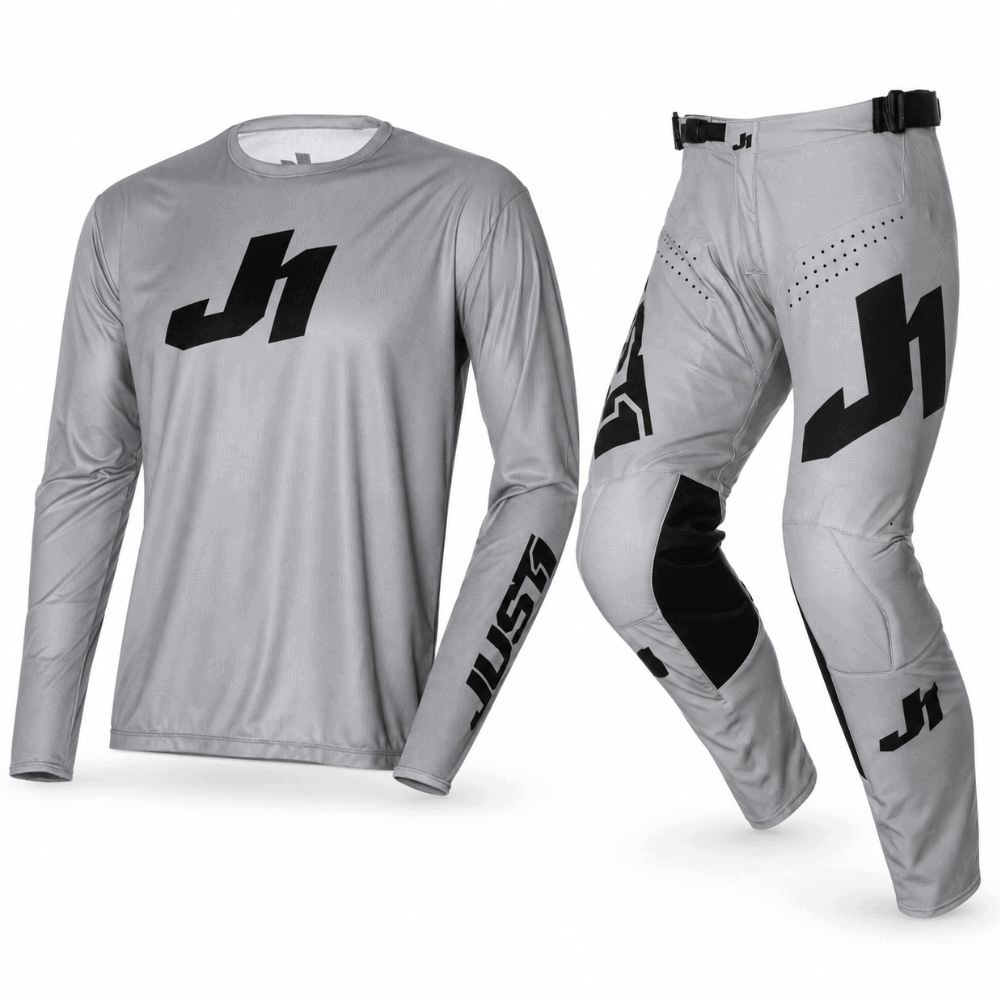 Komplet Strój Na Crossa Quada JUST1 J-essential Szary Czarny 36/XL
