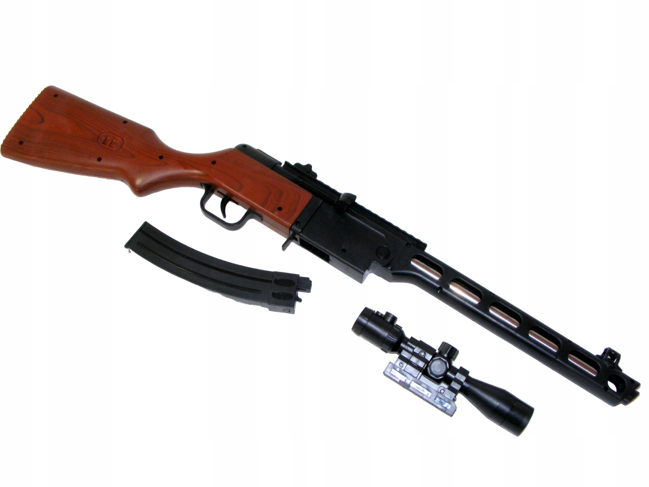 PEPESZA KARABIN PISTOLET KARABINY BROŃ + TARCZA Kod producenta REPLIKA AIR SOFT GUN [ASG]