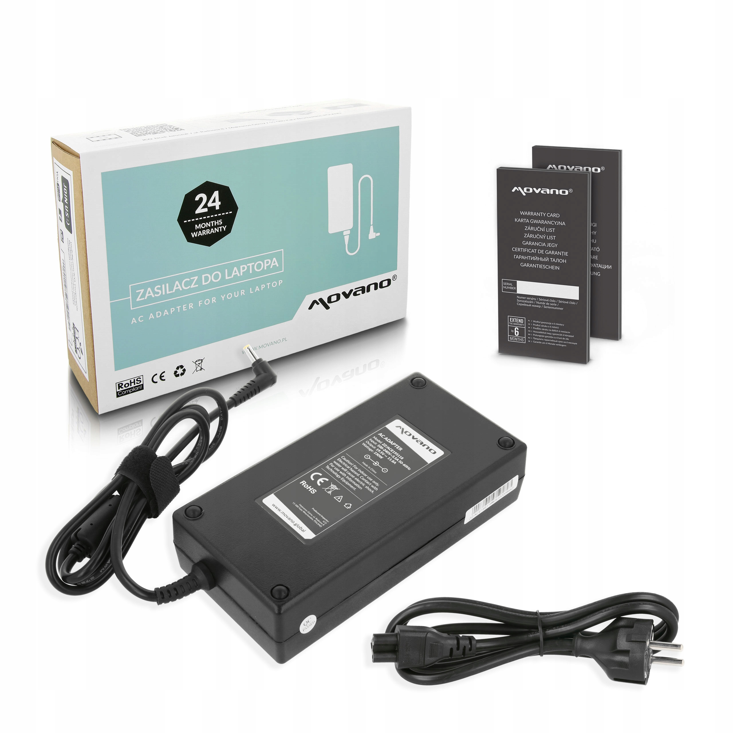 Zasilacz 230 W kabel do Acer ConceptD, Nitro, Predator Helios