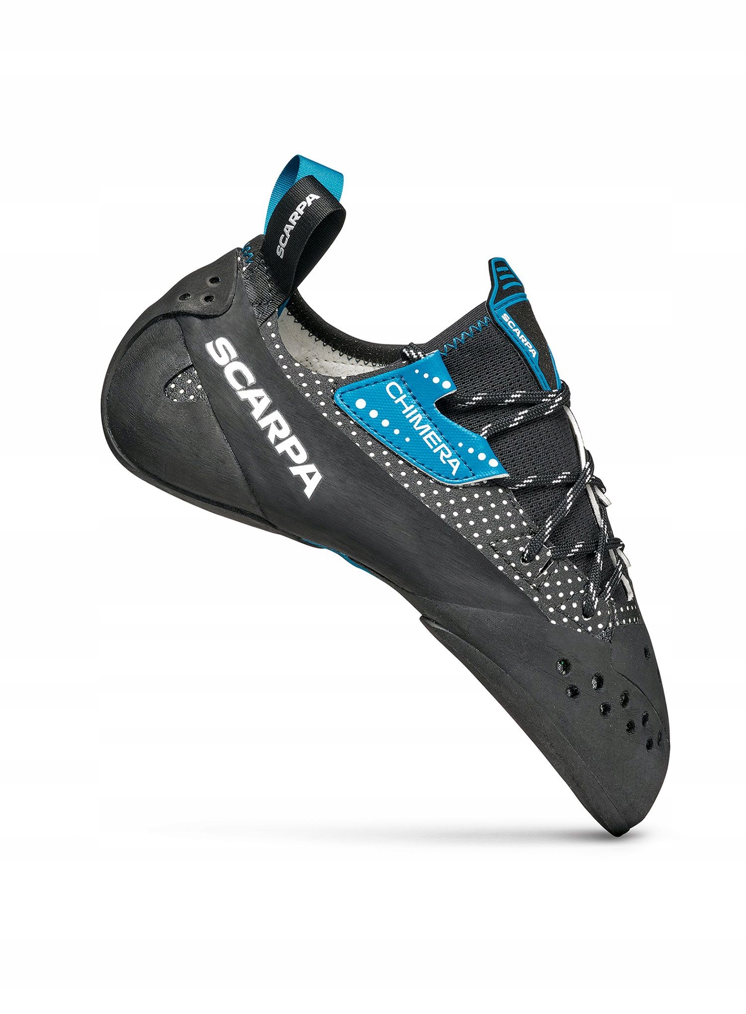 Lezecké boty Scarpa Chimera černá/bílá/azurová 41,5