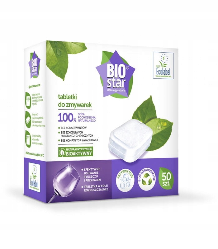 Levně Tablety do myčky Biostar biologicky odbouratelné 50 ks