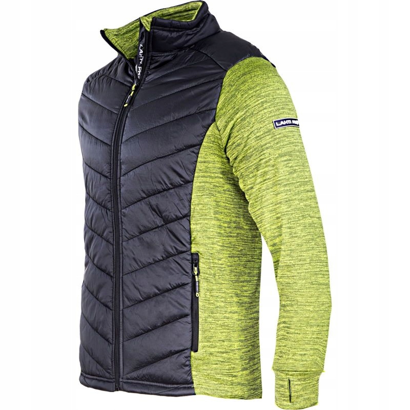 Bluza ocieplana Lahti Pro L40123 czarno-zielona M Rozmiar M