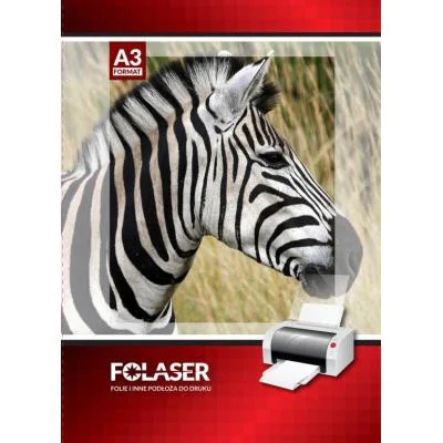 Samolepiaca biela matná laserová fólia – 50A3