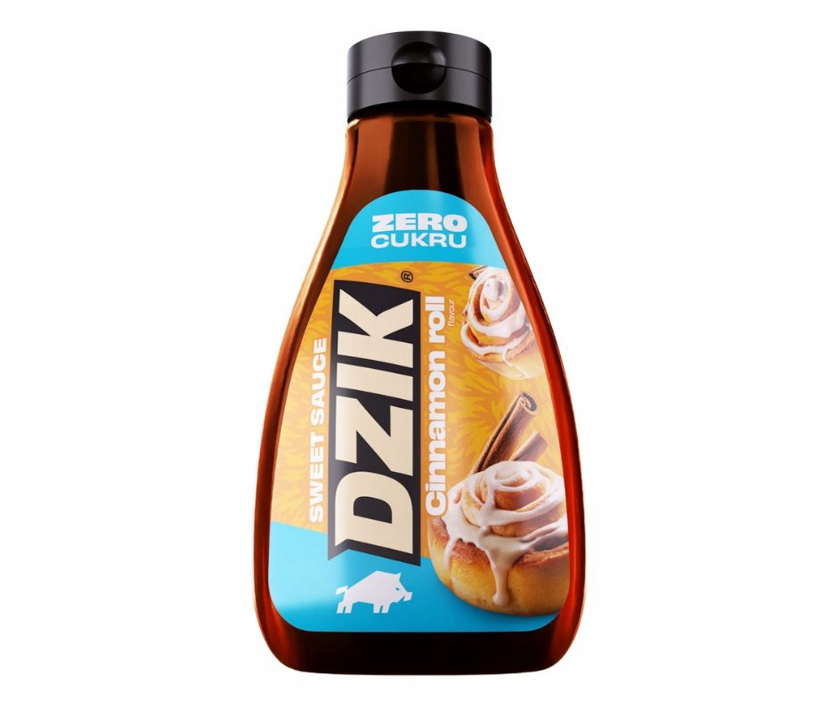 Sos do deserów WK DZIK Cinnamon Roll Zero Cukru Cynamonowa bułeczka 425ml