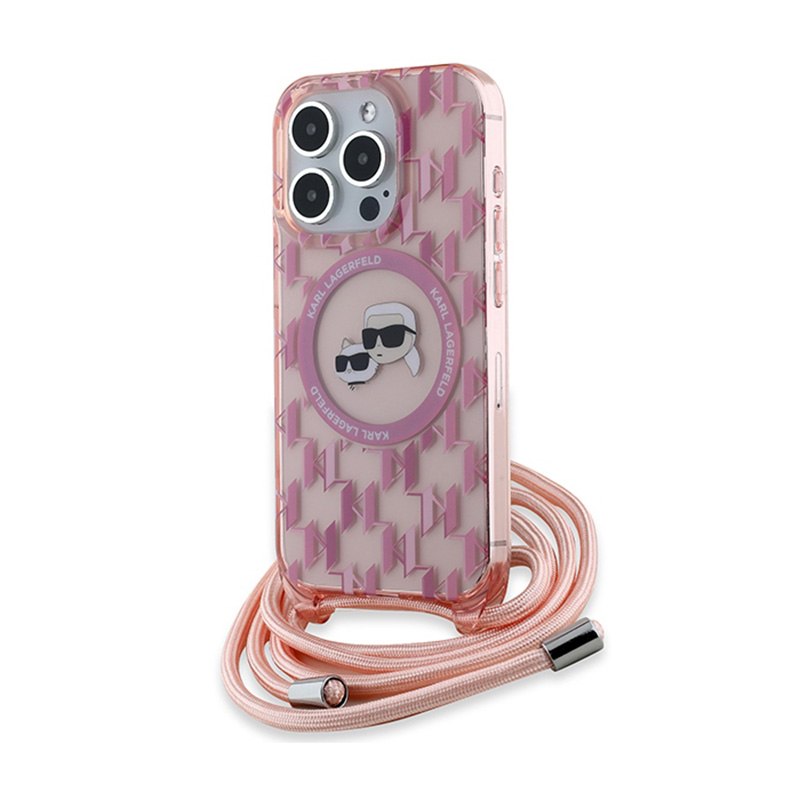 Karl Lagerfeld IML Crossbody Monogram Karl & Choupette Head MagSafe E