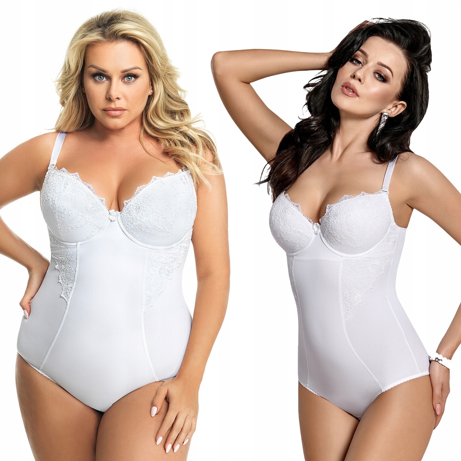 Gorsenia 184 Livia bílé 70D Zeštíhlující body