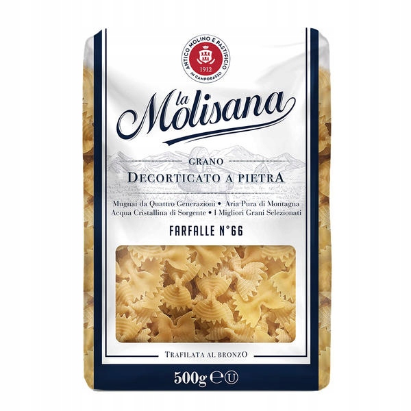 Levně 9X La Molisana Těstoviny Farfalle Rigate Č. 66 500 g