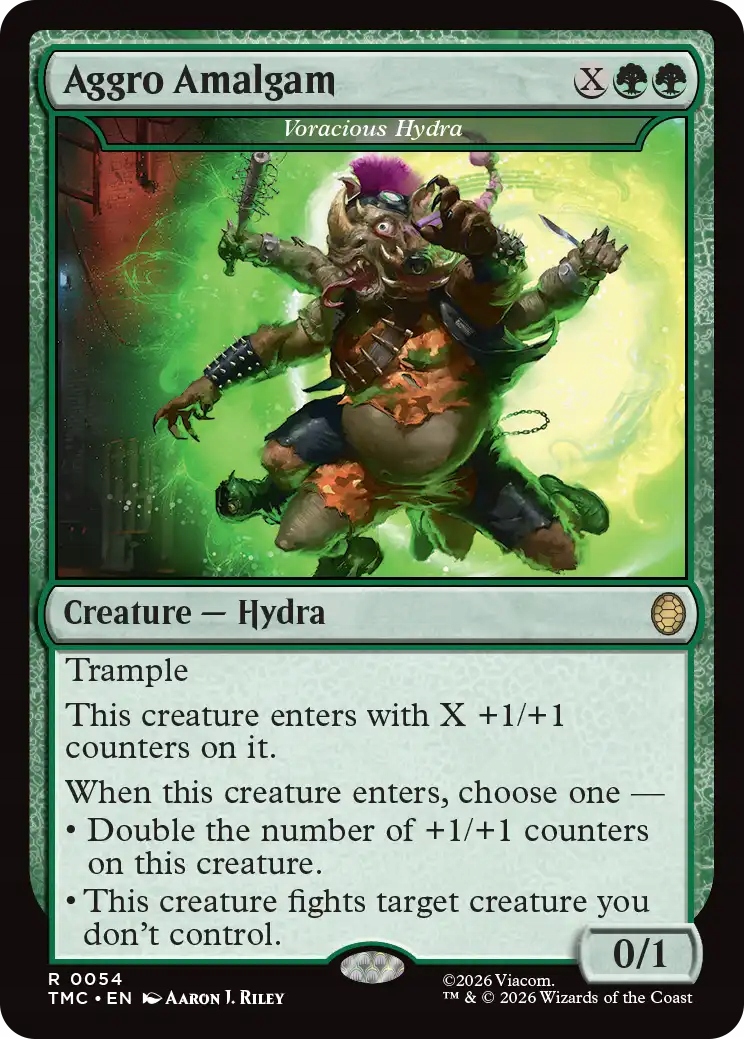 Mtg Aggro Amalgam [Voracious Hydra] (r)