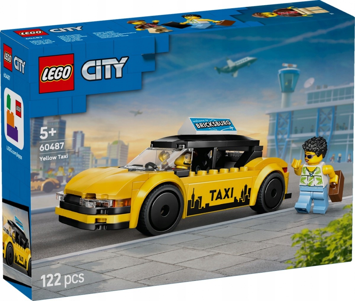 Lego Stavebnice City 60487 Žlutá taxi