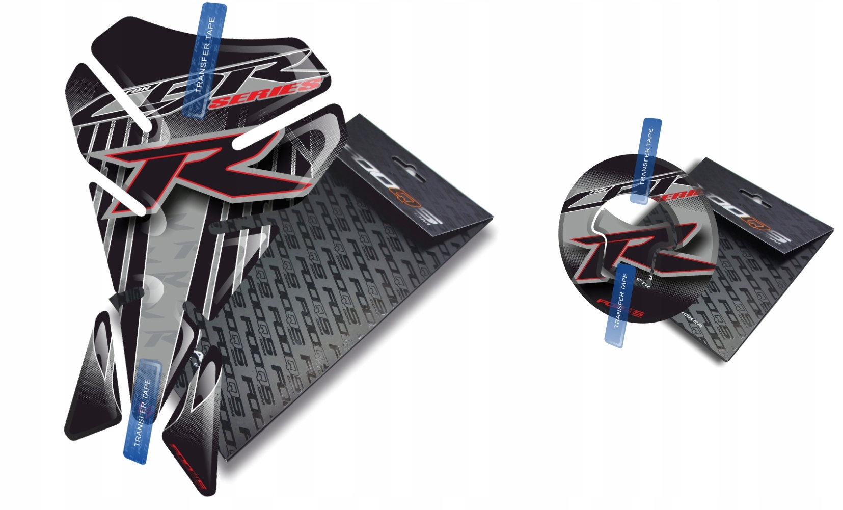 Tank-pad Cap-pad V1 od firmy Fooqs pro Honda Cbr 125 250 Stříbrný