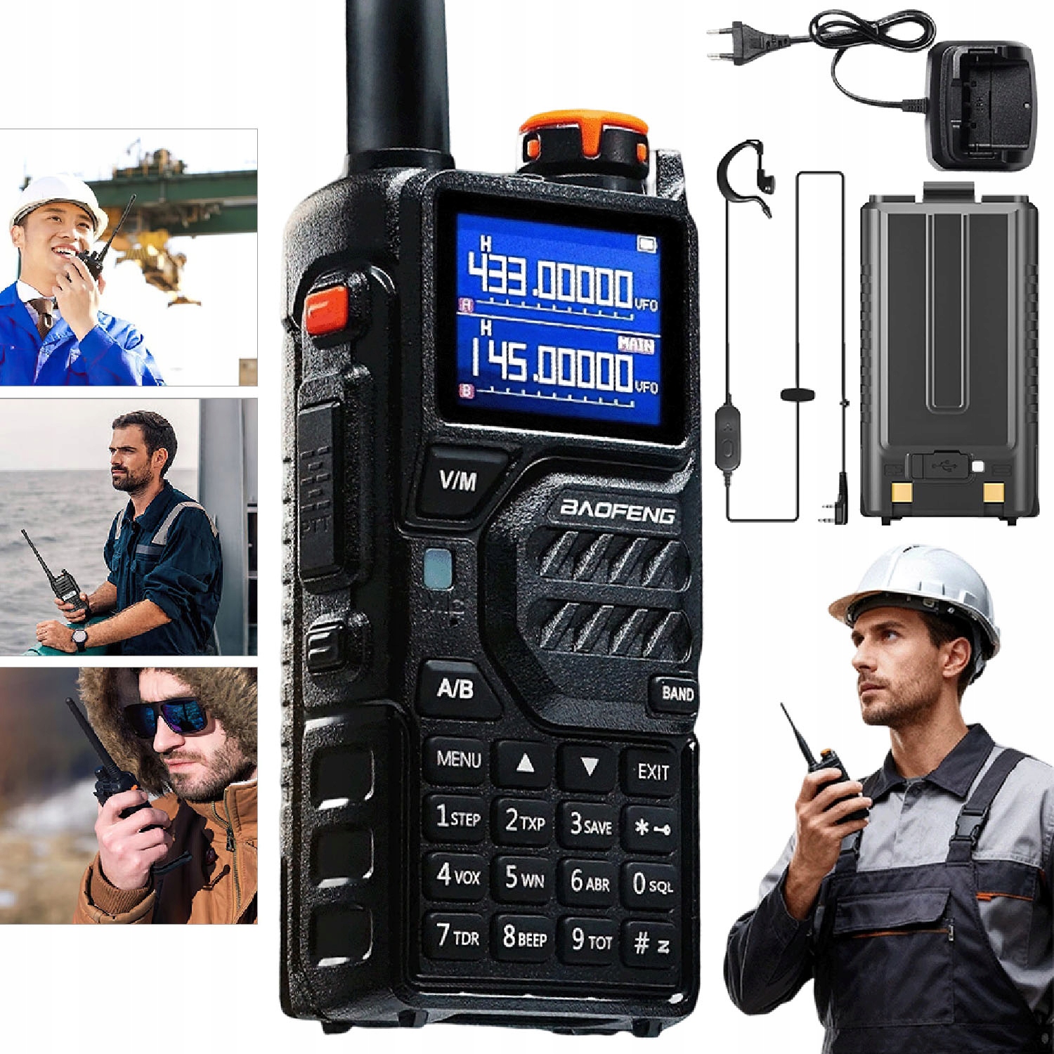 Vysílačka Fm třípásmový Vhf Uhf 1.25M pro akce a práci