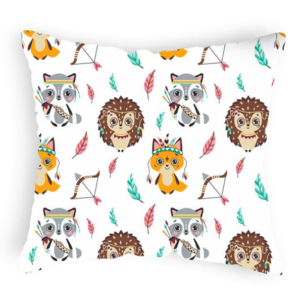 

Poszewka 70x80 cm kolorowa w leśne zwierzątka