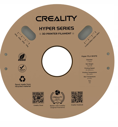 CREALITY HYPER SPEED PLA 1KG BIAŁY WHITE Producent Creality