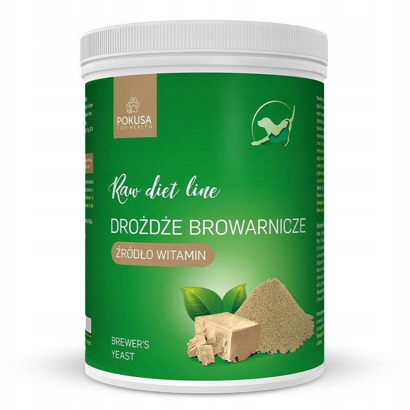 Levně Pokusa Raw Diet Line Pivovarské kvasnice 1000 g
